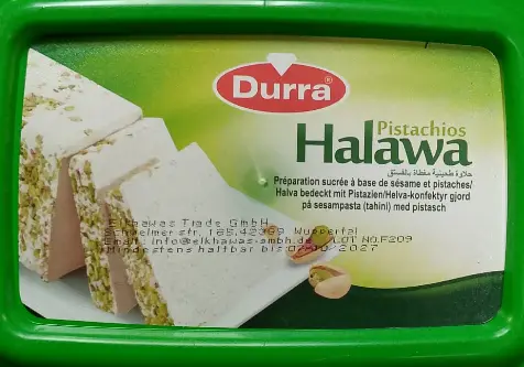 Durra Pistachio Halva 