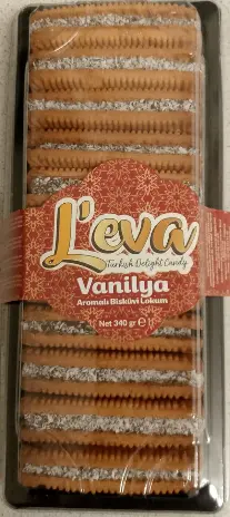 L’eva Vanillearomatisierte Keks-Lokum 340 g