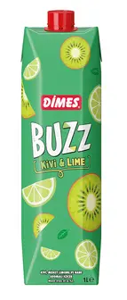 Dimes Buzz Getränk mit Kiwi, Zitrone & Minze 1000 ml