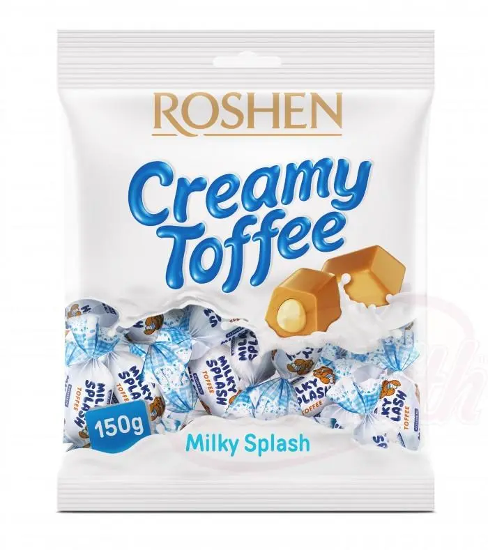 Roshen Milky Splash Kremalı Toffee Şeker 200 g