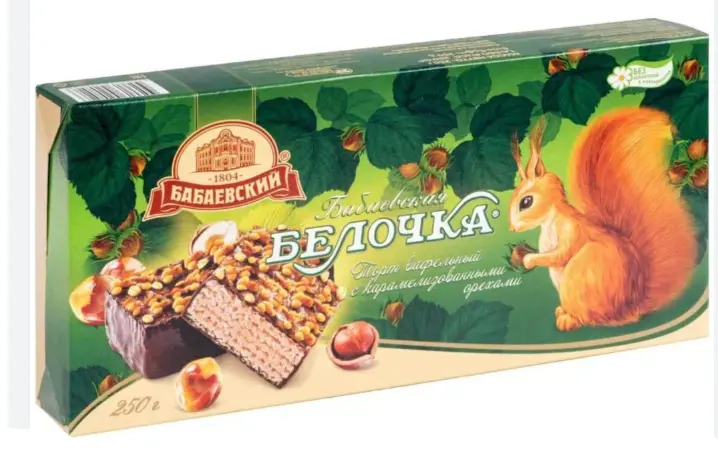 Babayevskiy Belochka Karamelize Fındıklı Gofretli Kek 220 g