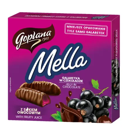 Goplana Mella Siyah Frenk Üzümlü Çikolata 190 g