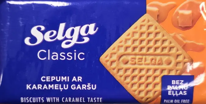 Selga Classic Biscuits with Caramel Taste 180 g