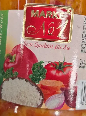Marke No.1 Gemüsezubereitung 660 g