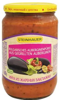 Steinhauer Bulgarian Grilled Eggplant Pure 350 g