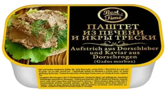Best Time Cod Liver and Cod Roe Spread 120 g