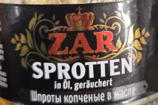 Zar Geraeucherte Sprotten in Oel