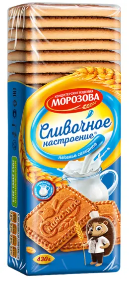 Morozova Slivochnoye Nastroeniye Butter Cookies 430 g