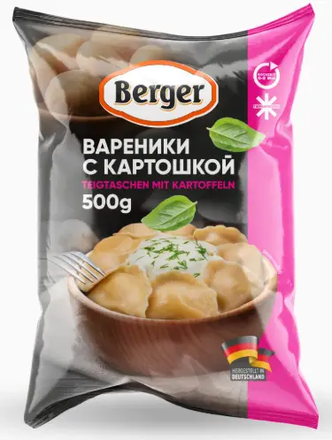 Berger Patatesli Wareniki 500 g