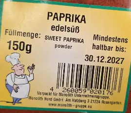 Monolith Paprika edelsüß 150 g