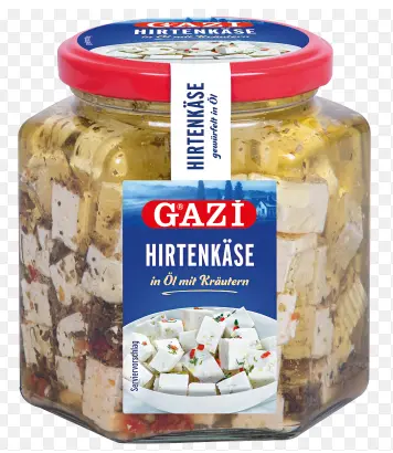 Gazi Hirtenkäse in Öl mit Kräutern 300 g