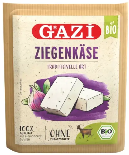 Gazi Bio Goat Cheese Traditional Style 135 g