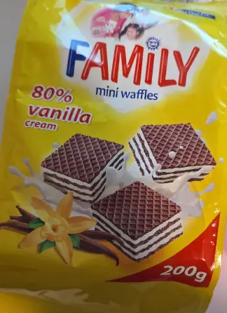 Family Mini Gofret Vanilya Kremalı 200 g