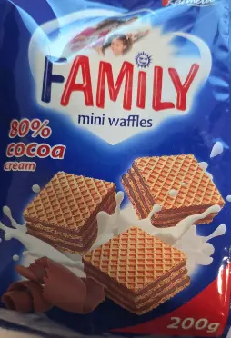 Family Mini Gofret Kakaolu Kremalı 200 g