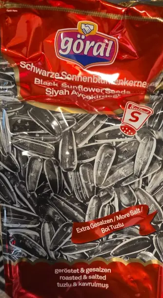 Göral Black Sunflower Seeds Extra Salted 250 g