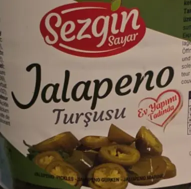 Sezgin Sayar Jalapeno Pepper Pickles 3000 g