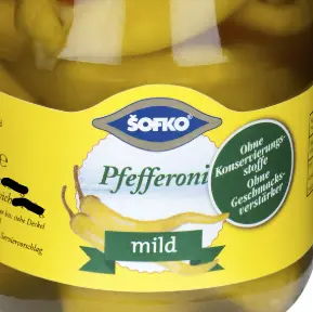 Sofko Pfefferoni Mild 620 g
