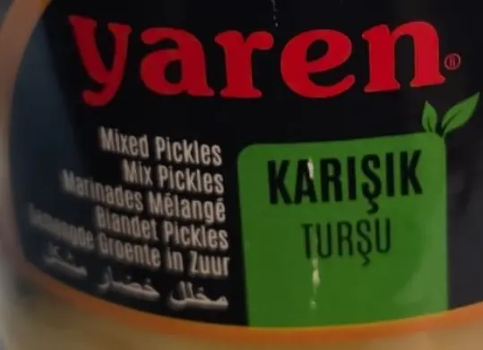 Yaren Karışık Turşu 700 g