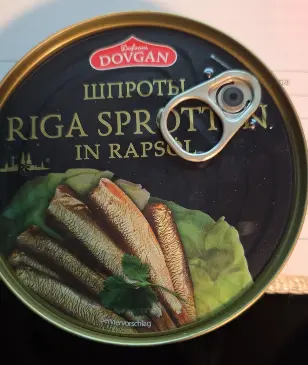 Dovgan Riga Sprotten In Rapsöl 160 g