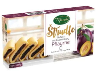 Mäida Strudel Mit Pflaumenfüllung 252 g