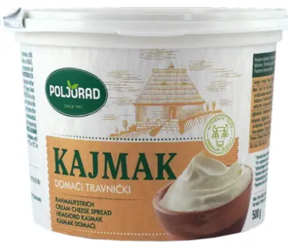 Poljurad Kajmak Ev Tipi Travnik Usulü Krem Peynir 500 g