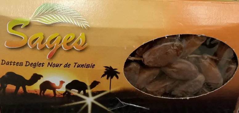 Sages Hurma Dates Deglet Nour de Tunisie 900 g