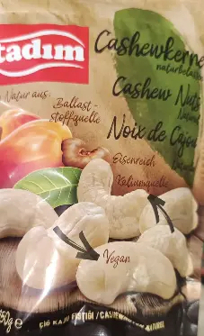 Tadım Cashewkerne Natur 150 g