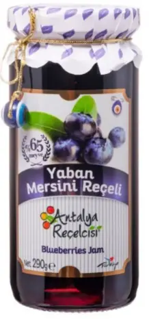 Antalya Reçelcisi Yaban Mersini Reçeli 290 g