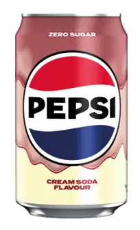 Pepsi Vanilla Cream Soda Zero 330 ml