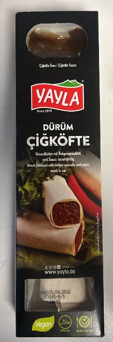 Yayla Çiğ Köfte Dürüm 180 g