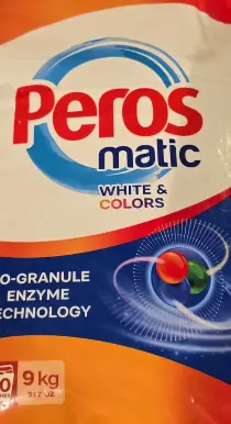 Peros Matic Beyazlar Ve Renkliler İçin Çamaşır Deterjanı 9 kg