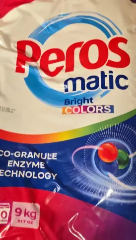 Peros Matic Parlak Renkliler İçin Çamaşır Deterjanı 9 kg