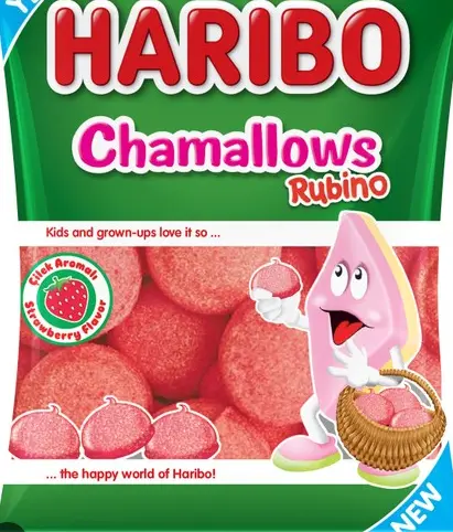 Haribo Chamallows Rubino Erdbeer 70 g