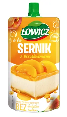 Lowicz Peach Cheesecake Dessert 100 g