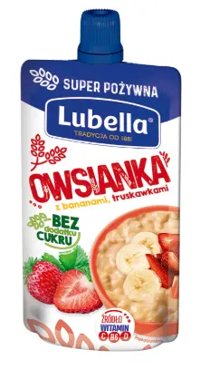 Lubella Oatmeal with Banana and Strawberry 100 g