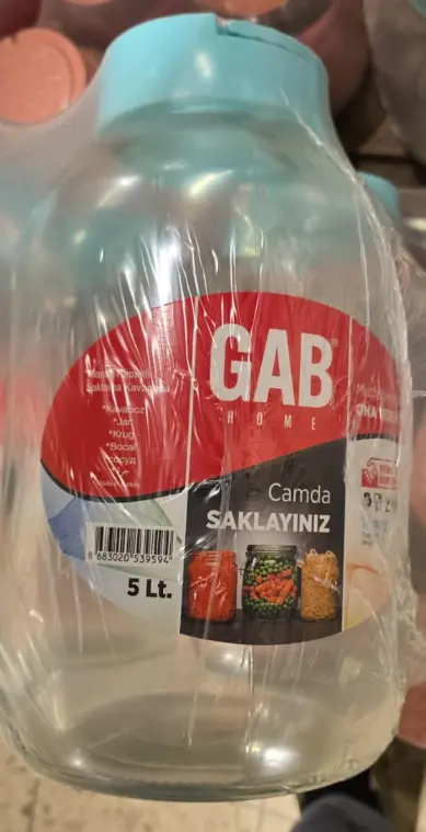 GAB Glass Jar 5 Liters