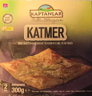 Kaptanlar Katmer mit Pistazienfüllung 2 x 150 g