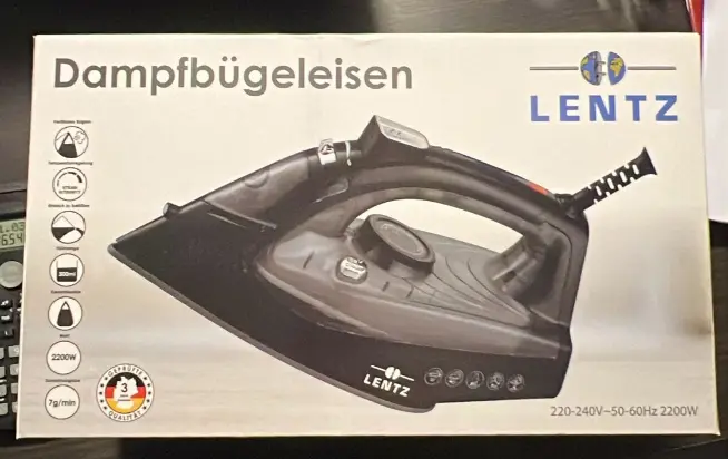 Lentz Dampfbügeleisen 20517