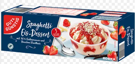 G&G Spaghetti Ice Cream 510 ml