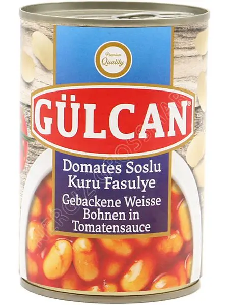 Gülcan Gebackene Weiße Bohnen in Tomatensauce 400 ml