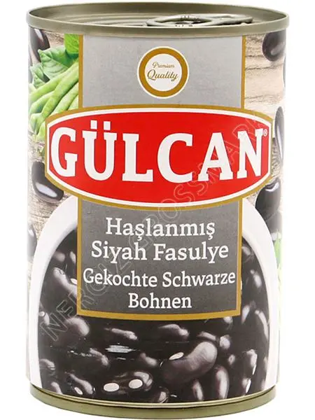 Gülcan Cooked Black Beans 400 g