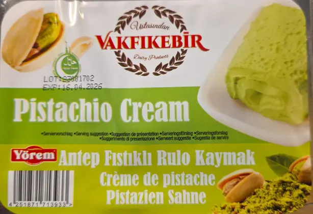 Vakfıkebir Antep Fıstıklı Krema 150 g