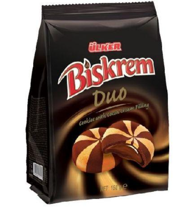 Ülker Biskrem Duo Biscuits Bag 150 g