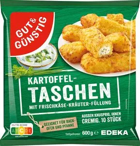[GSAL102013314] Gut & Günstig Potato Pockets Cream Cheese Herbs 600 g