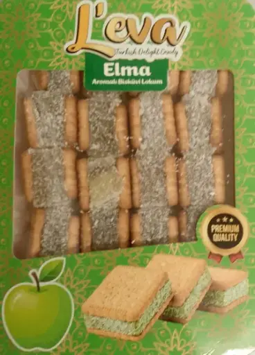 [GSAL1027131095] L’eva Apfelaromatisierte Keks-Lokum 350 g