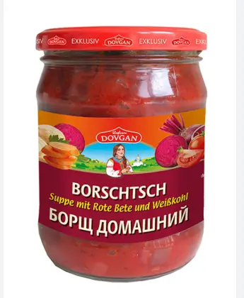 [GSAL102810170] Dovgan Borschtsch-Suppe mit Rote Bete und Weißkohl 450 g