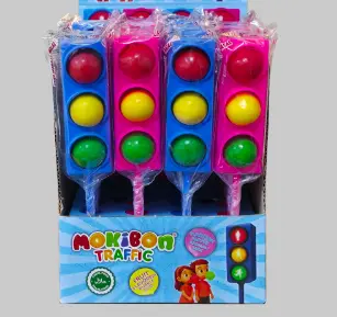 [GSAL1027131112] Mokibon Traffic Light Jelly Candy 12 g