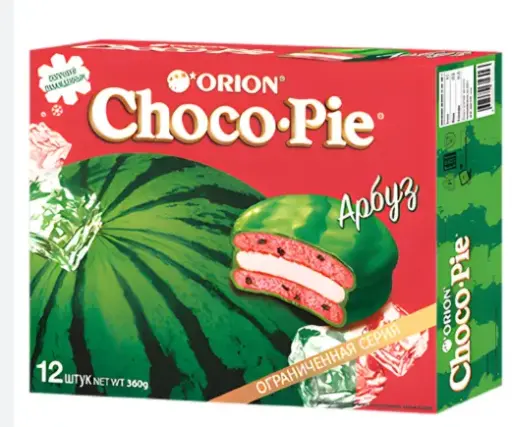 [GSAL102711472] Orion Choco Pie Watermelon Cake 360 g