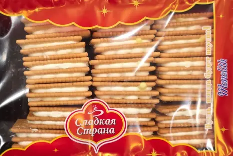 [GSAL102710787] Sladkaya Strana Cream Sandwich Biscuits 330 g