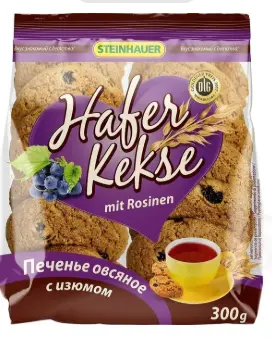 [GSAL102710797] Steinhauer Haferkekse mit Rosinen 300 g